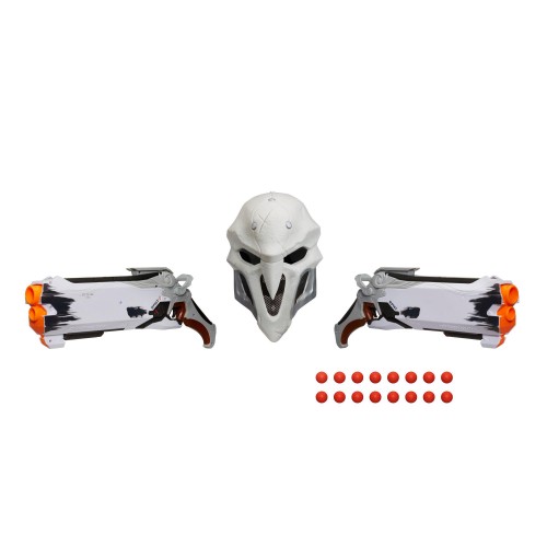 Набор с двумя бластерами и маской Nerf Rival Overwatch Reaper Collector Pack